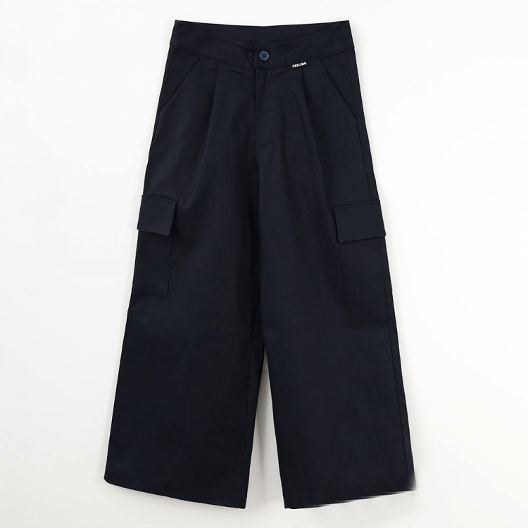 Брюки-карго для девочки (Gemello) артикул 37115 размер 30/122-42/158 цвет темно-синий