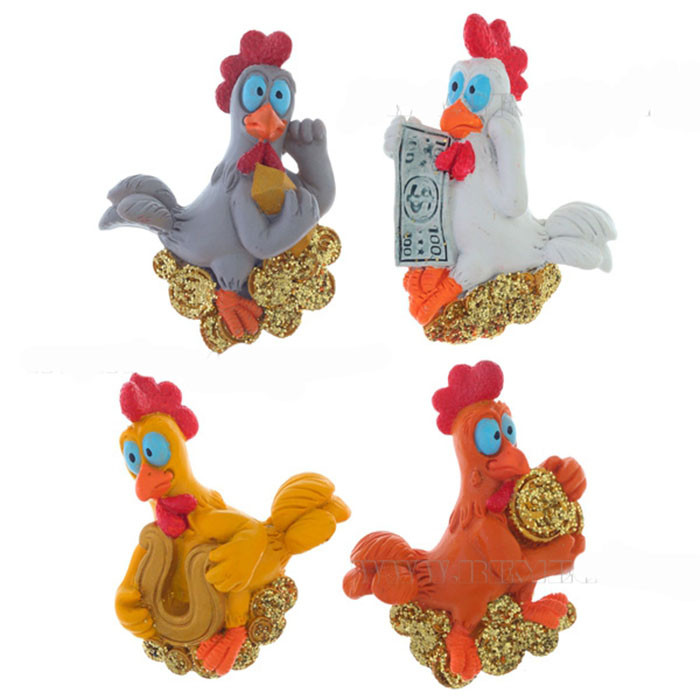 Магнит символ года петушок 2,2см асс. Арт.238866 Магнит символ года петушок 2,2см асс. Арт.238866