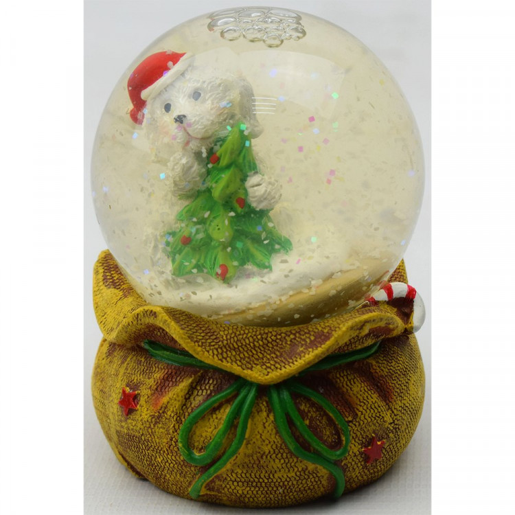 Статуэтка символ года Собачка с подарками 09см арт.HCW17103