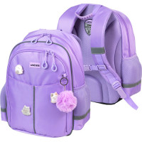Рюкзак для девочек deVENTE Призрачное Мяу (Ghost Meow) сиреневый 37x28x16 см арт.7033605