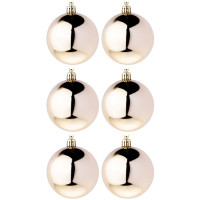 Набор шаров 07см 06шт/наб. "Блеск" шампань арт.372-481 Набор шаров 07см 06шт/наб. "Блеск" шампань арт.372-481