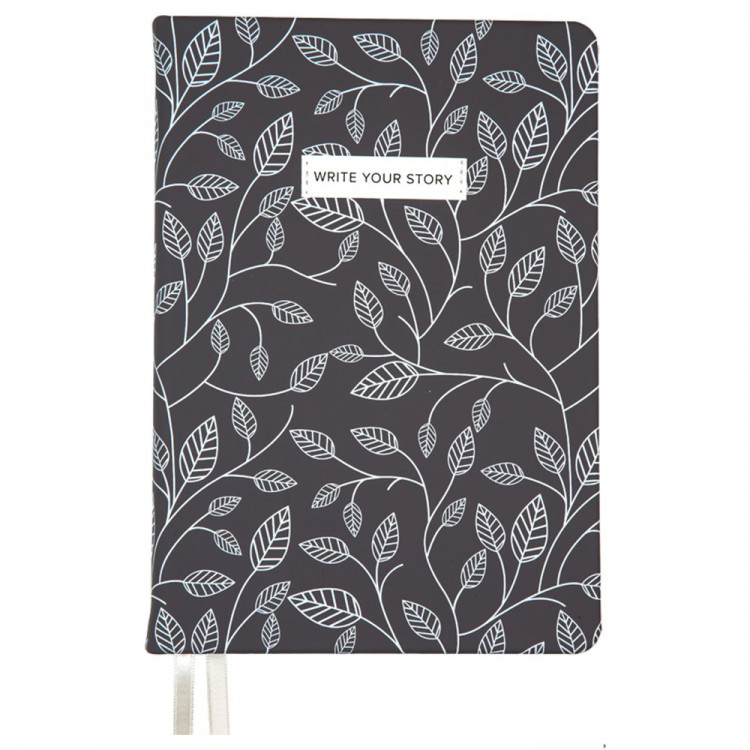 Ежедневник А5 недат. к/з deVENTE "Lilian" серый, 160л, 2 ляссе арт.2334608 (Ст.12)