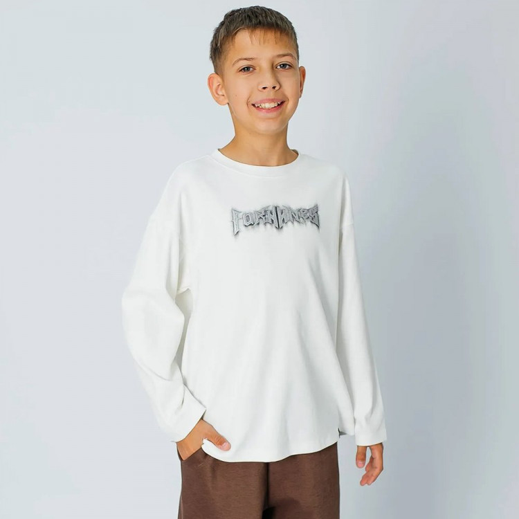 Джемпер для мальчика (DELORAS) артикул W55532 размер 34/134-44/164 цвет молочный Джемпер для мальчика (DELORAS) артикул W55532 размер 34/134-44/164 цвет молочный