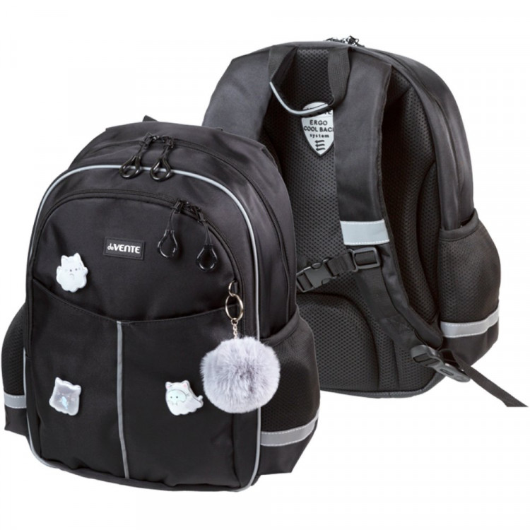 Рюкзак для девочек deVENTE Призрачное Мяу (Ghost Meow) сиреневый 37x28x16 см арт.7033606 Рюкзак для девочек deVENTE Призрачное Мяу (Ghost Meow) сиреневый 37x28x16 см арт.7033606