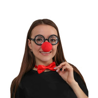 Набор карнавальный "Клоун" (нос,бабочка,очки) арт.5169399