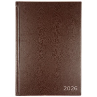 Ежедневник датированный 2026 "Attomex" A5 (140x210 мм) 336 стр, офсет 60 г/м², твердая обложка из бумвинила, тиснение фольгой, бордовый Ежедневник датированный 2026 "Attomex" A5 (140x210 мм) 336 стр, офсет 60 г/м², твердая обложка из бумвинила, тиснение фольгой, бордовый