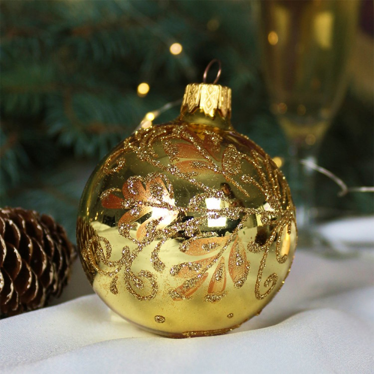 Шар стекло 06,5см "Графика 70" п/у арт.КУ-65-224295 Шар стекло 06,5см "Графика 70" п/у арт.КУ-65-224295