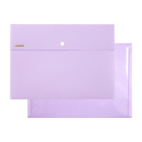 Папка-конверт на кнопке А4 (230*320) 350мкм deVENTE Pastel сиреневый арт.3071854 (Ст.)
