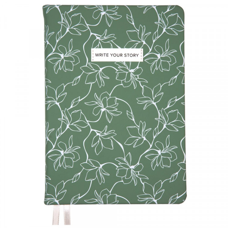 Ежедневник А5 недат. к/з deVENTE "Lilian" мятный, 160л, 2 ляссе арт.2334611 (Ст.12)