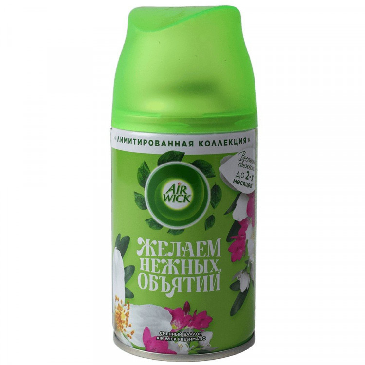 Освежитель Air Wick запасной блок 250 мл Нежные цветы (Ст.6)