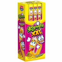 Жевательная конфета Жевамба XXL тутти-фрутти с кислой пудрой 15гр (Ст.30)