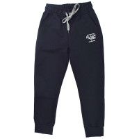 Брюки спортивные для мальчика арт.2269-02  размер 30/122-36/140 трикотажные цвет темно-синий