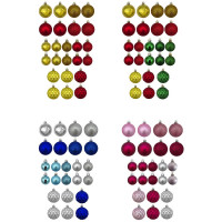 Набор шаров 04/05/06см 24шт/наб. "Блестки" цв.асс. арт.92038