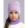 Шапка демисезонная для девочки (CLEVER) арт.544031вн размер 52-54 цвет фиолетовый