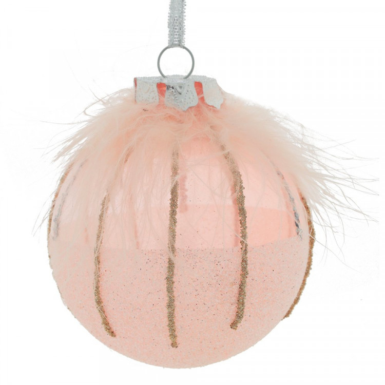 Шар пластик 08см "Перышко страуса" нежно розовый арт.763960 Шар пластик 08см "Перышко страуса" нежно розовый арт.763960