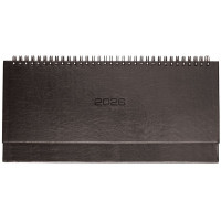 Планинг 2026 к/з Attomex "Visa" черный, 64л евроспираль арт.2239658 Планинг 2026 к/з Attomex "Visa" черный, 64л евроспираль арт.2239658