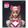 Тетрадь А5 клетка 48 листов скоба (Prof-Press) PINK&BLACK цветная мелованная обложка ассорти арт.Т48-2552