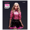 Тетрадь А5 клетка 48 листов скоба (Prof-Press) PINK&BLACK цветная мелованная обложка ассорти арт.Т48-2552