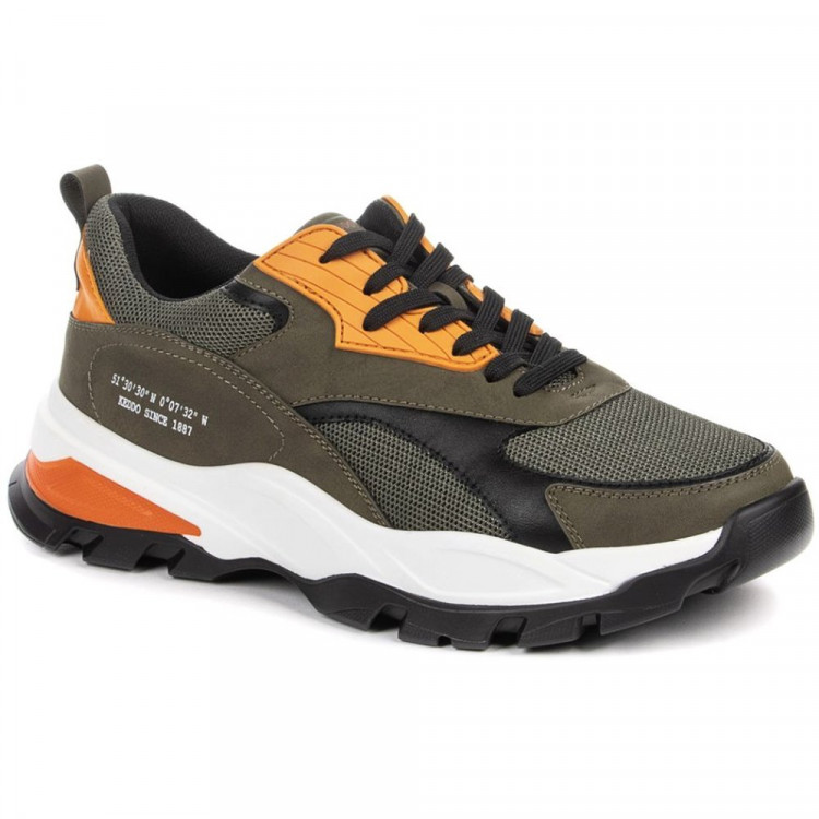 Кроссовки для мальчика (CROSBY) хаки верх-искусственная кожа подкладка-текстиль артикул 837168/05-01