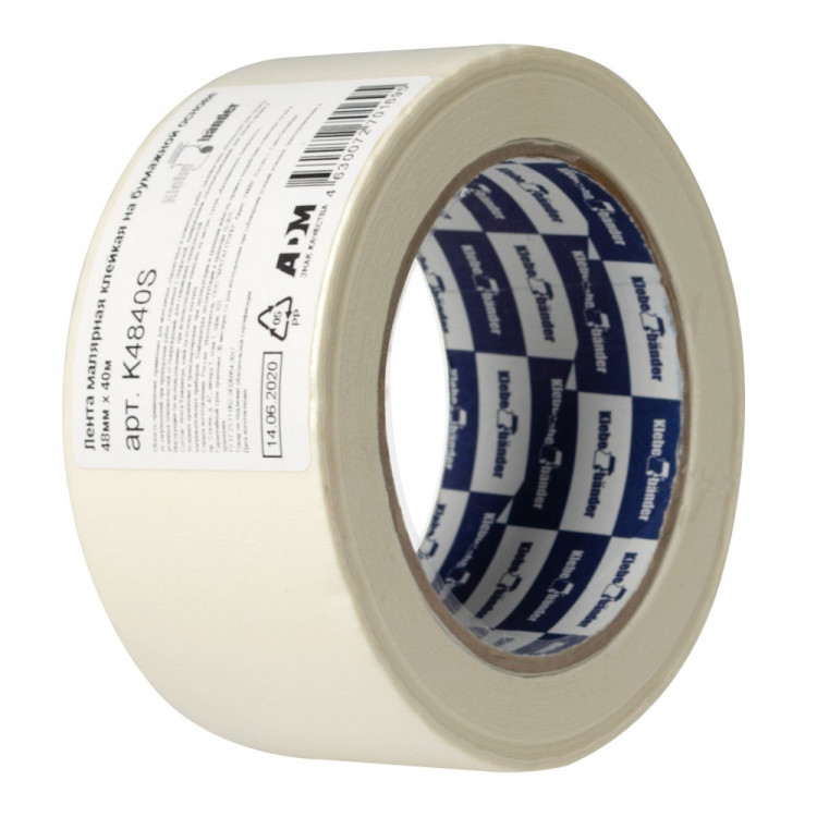 Скотч малярный 48*40м ТМ Klebebänder арт.K4840S (Ст.36)