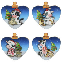 Магнит СГ "Коровка" 07см арт.755381