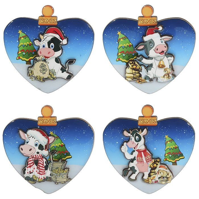 Магнит СГ "Коровка" 07см арт.755381 Магнит СГ "Коровка" 07см арт.755381