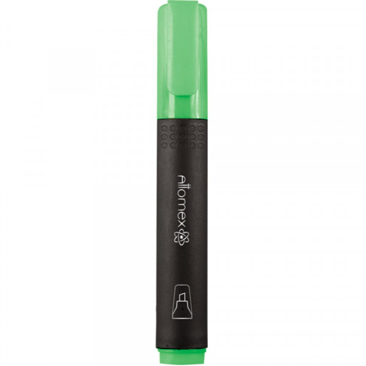 Текстовыделитель  Attomex 1-4мм скошенный зеленый арт.5045301