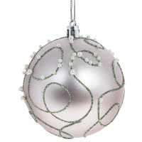 Шар пластик 08см "Серпантин" цв.серебро арт.792011 Шар пластик 08см "Серпантин" цв.серебро арт.792011