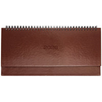 Планинг 2026 к/з Attomex "Visa" коричневый, 64л евроспираль арт.2239659 Планинг 2026 к/з Attomex "Visa" коричневый, 64л евроспираль арт.2239659