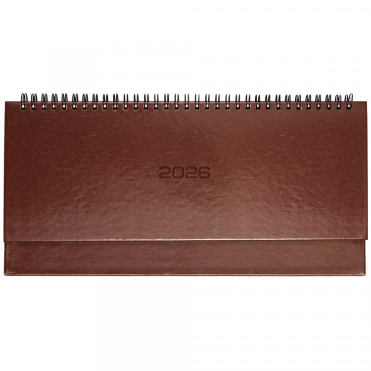 Планинг 2026 к/з Attomex "Visa" коричневый, 64л евроспираль арт.2239659 (Ст.12/24) Планинг 2026 к/з Attomex "Visa" коричневый, 64л евроспираль арт.2239659 (Ст.12/24)