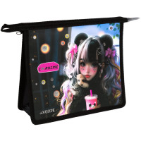 Папка школьная для тетрадей А5 на молнии (deVENTE) I Love Anime арт.8056551