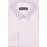 Сорочка подростковая приталеная длинный рукав размерный ряд 36/158-164(XXS)-41/176-182(XL) цвет белый Brostem арт.3LBX1-1X** на кнопках