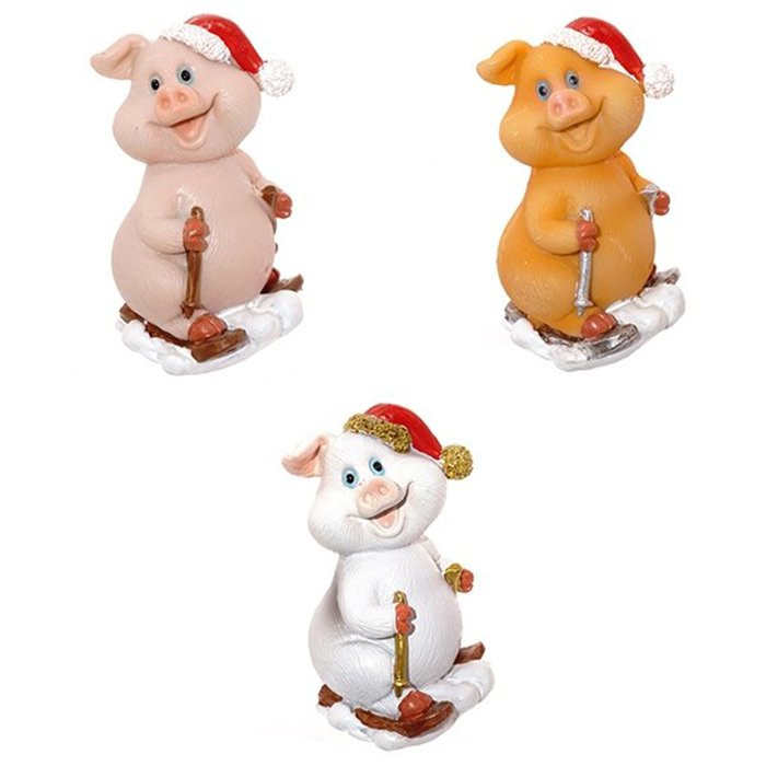 Статуэтка символ года Свинка 7,7см ассортимент арт.722168 Статуэтка символ года Свинка 7,7см ассортимент арт.722168