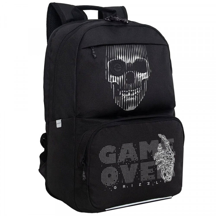 Рюкзак для мальчиков (Grizzly) арт.RU-639-6/1 черный 30х42,5х13,5 см Рюкзак для мальчиков (Grizzly) арт.RU-639-6/1 черный 30х42,5х13,5 см