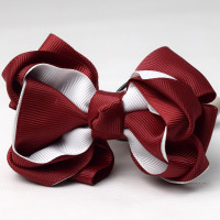 Резинка для волос Arco Carino арт.12-133 бордово-бежевый