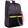 Рюкзак для девочек (Grizzly) арт.RXL-623-2/1 черный - серый 26х38х12 см Рюкзак для девочек (Grizzly) арт.RXL-623-2/1 черный - серый 26х38х12 см