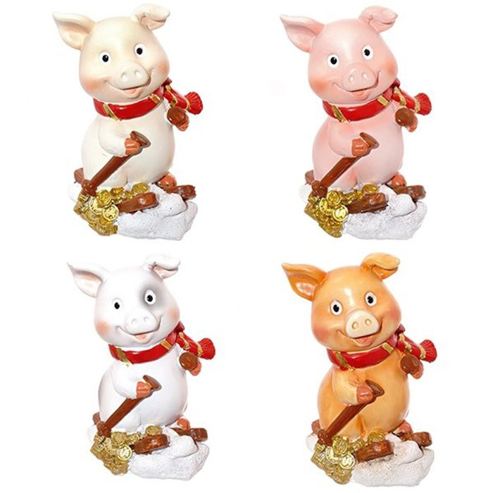 Статуэтка символ года Свинка 7,7см ассортимент арт.722166 Статуэтка символ года Свинка 7,7см ассортимент арт.722166