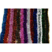 Мишура 05*200см №25 "Норка" цв. серебро (Ст.90) Мишура 05*200см №25 "Норка" цв. серебро (Ст.90)