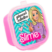 Игрушка Лизун Slime (Волшебный мир) Glamour collection розовый с шариками 60г арт.SLM179