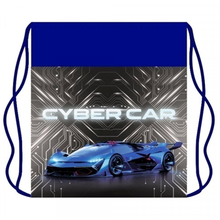 Сумка для сменной обуви 1 отделение (Лист-Арт) КиберКар 350х470мм. арт.М1о-23-416 Сумка для сменной обуви 1 отделение (Лист-Арт) КиберКар 350х470мм. арт.М1о-23-416