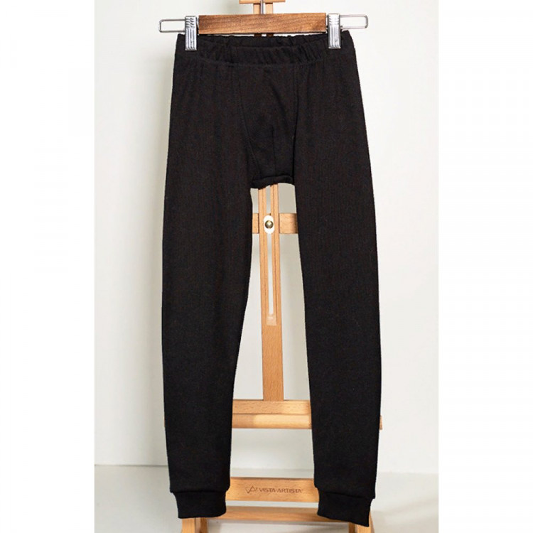 Кальсоны для мальчика арт.814-01/814.1-01 размер 28/116-42/158 100% хлопок цвет черный