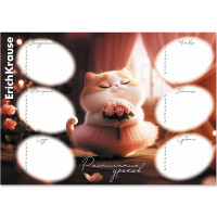 Расписание уроков А4 (ErichKrause) Прима-кошка арт.65307 Расписание уроков А4 (ErichKrause) Прима-кошка арт.65307