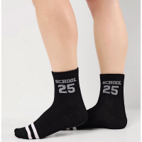 Носки детские для мальчика артикул С15803  80% хлопок, 18% полиамид, 2% эластан цвет черный (Clever)