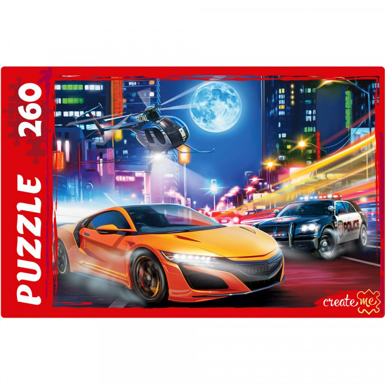 Пазл 260 элементов Крутой вираж №6 (РК) арт.П260-8204 Пазл 260 элементов Крутой вираж №6 (РК) арт.П260-8204