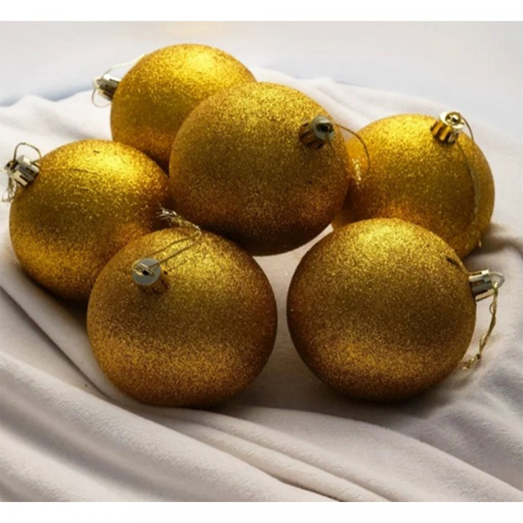 Шар пластик 20см "Посыпка из блёсток" цв.золото арт.РШ200П01/Пзол. Шар пластик 20см "Посыпка из блёсток" цв.золото арт.РШ200П01/Пзол.