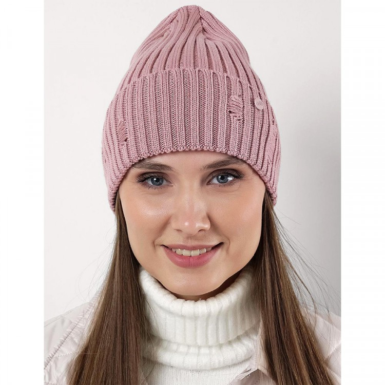 Шапка демисезонная для девочки (CLEVER) арт.444208ха размер 54-56 цвет темно-розовый