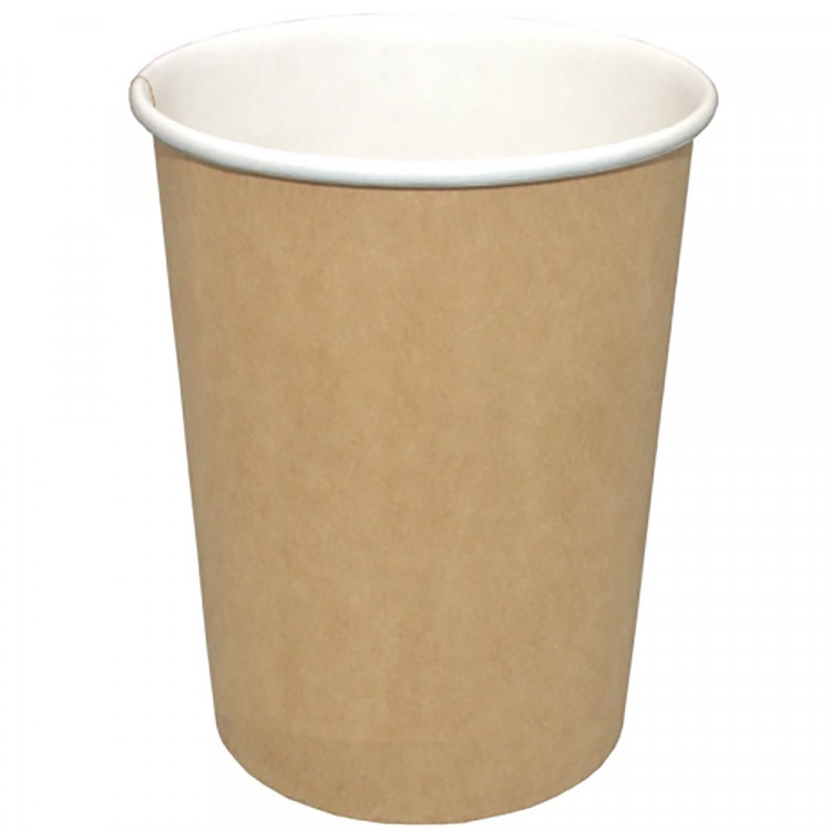 Стакан бумажный 300/355мл крафт 50 шт/уп (Ст.50/1000)