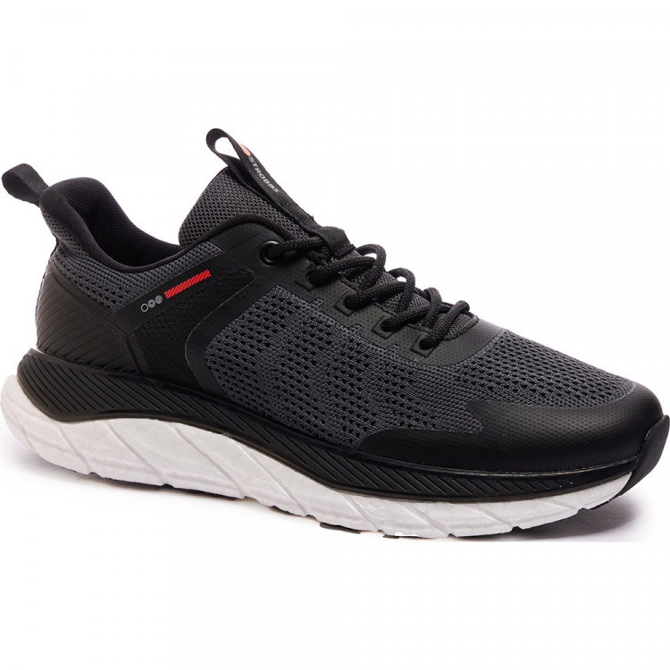 Кроссовки для мальчика (STROBBS) серый верх-текстиль  подкладка-текстиль размерный ряд 40-43 артикул B3389-1