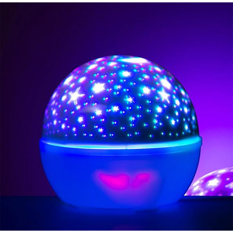 Световой прибор «Звёздное небо» 12 см, динамик, свечение RGB арт.6978436