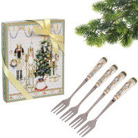 Вилка десертная 04шт/наб. "Щелкунчик" в подарочной уп. арт.889-0507 Вилка десертная 04шт/наб. "Щелкунчик" в подарочной уп. арт.889-0507